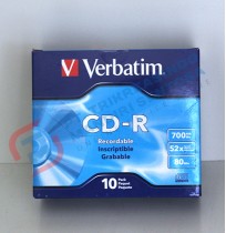 CD R Verbatim + Casing Single Pack